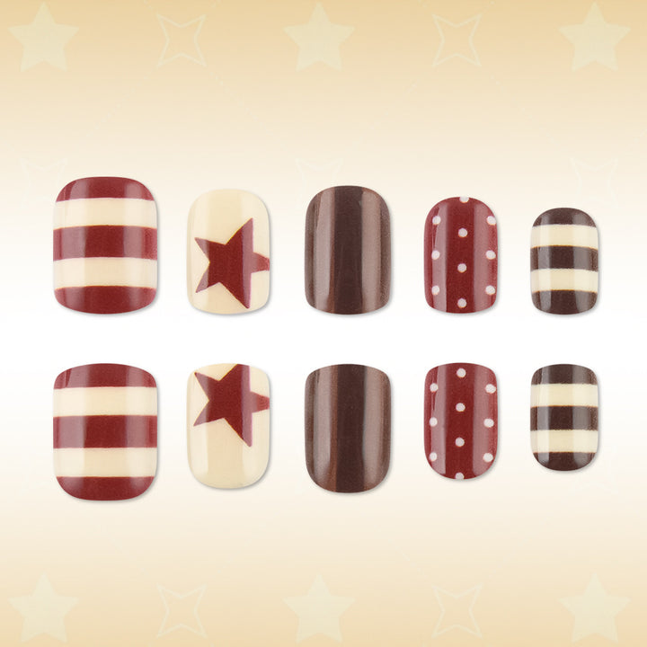 Festive Geometric Nail Art Set Stornfield