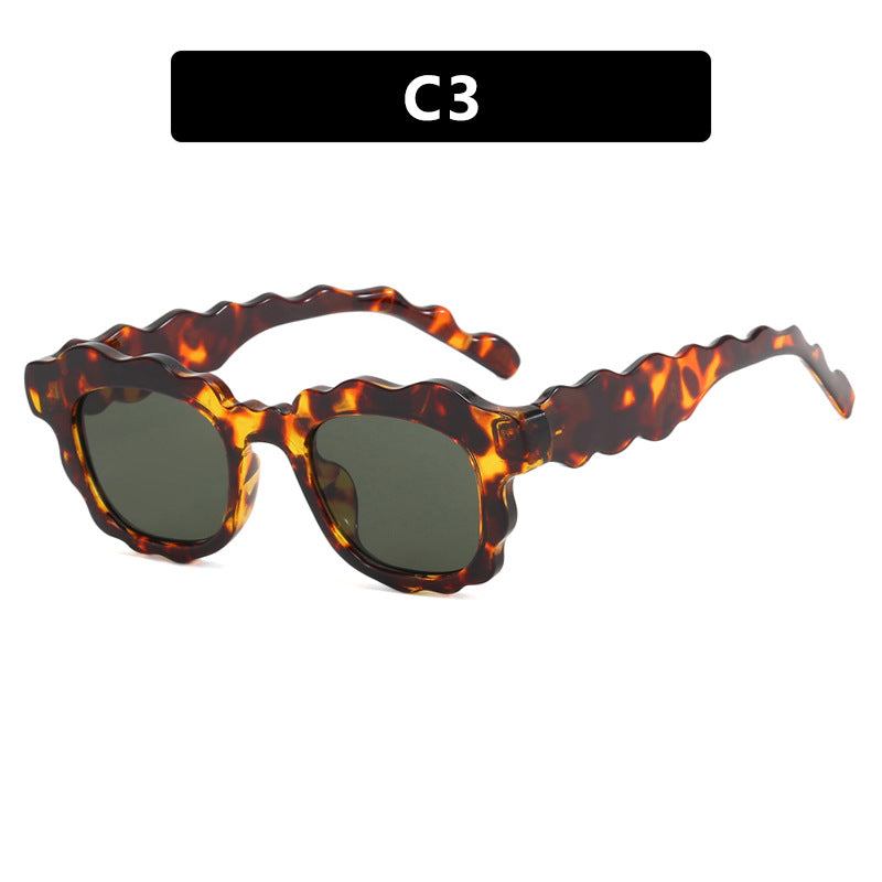 Women’s fashionable sunglasses with wavy frame Stornfield