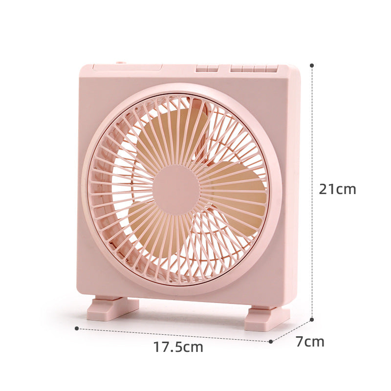Ladies compact table fan with flexible tilt function Stornfield