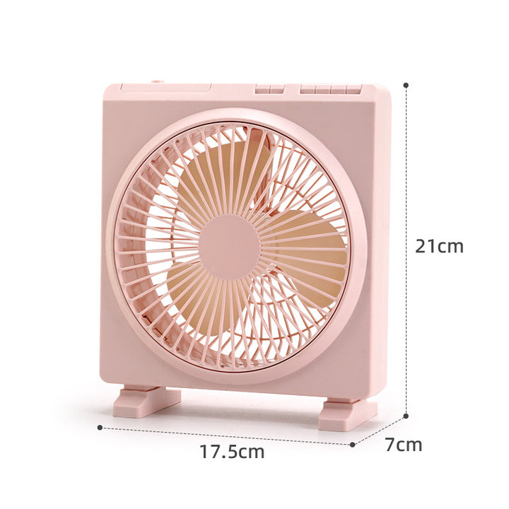 Ladies compact table fan with flexible tilt function Stornfield