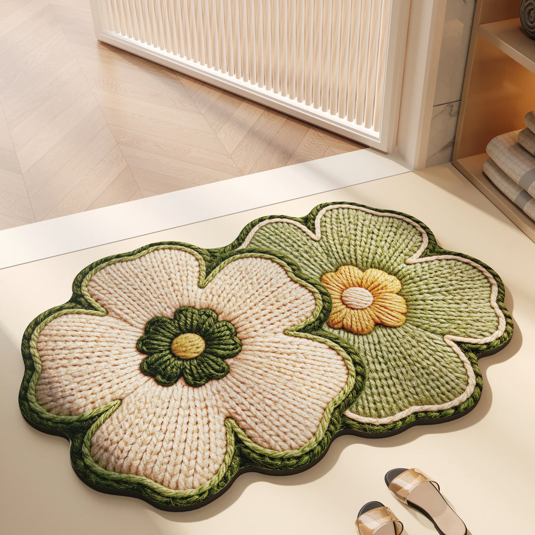 Floral Decorative Area Rug for Home