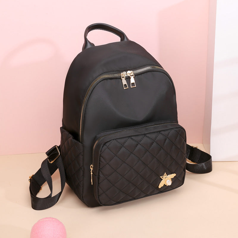 Quilted Vegan Leather Backpack Stornfield