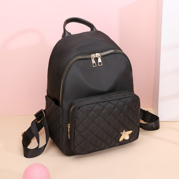 Quilted Vegan Leather Backpack Stornfield