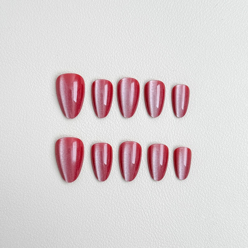 Elegant artificial nails with shimmering finish Stornfield