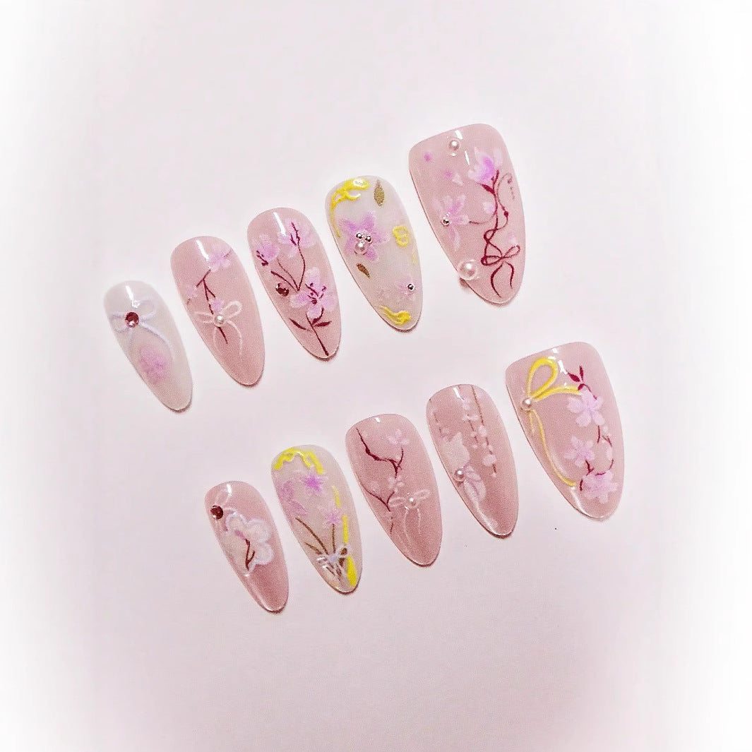 Artistic Press-On Nail Art Set Stornfield