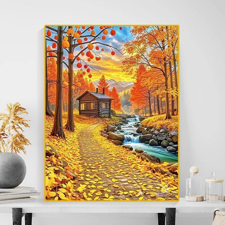 Autumn Landscape Canvas Art Print Stornfield