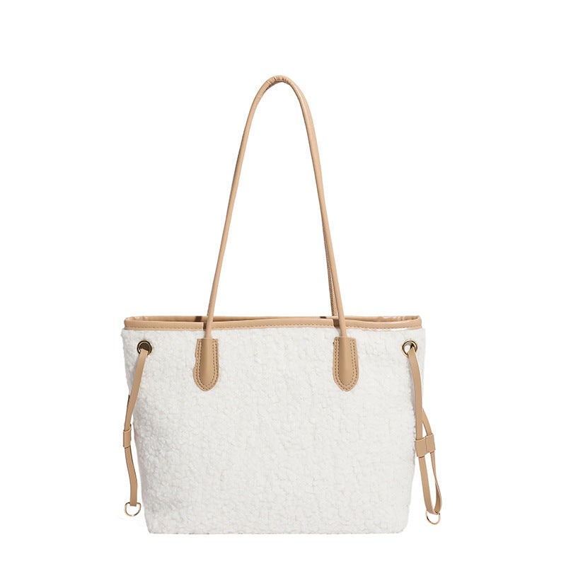 Oversized Faux Fur Tote Bag Stornfield