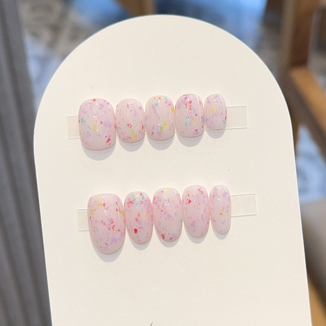 Art nail set with sparkling accents Stornfield