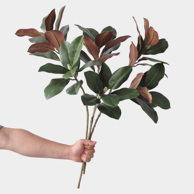 Artificial Magnolia Leaf Stem