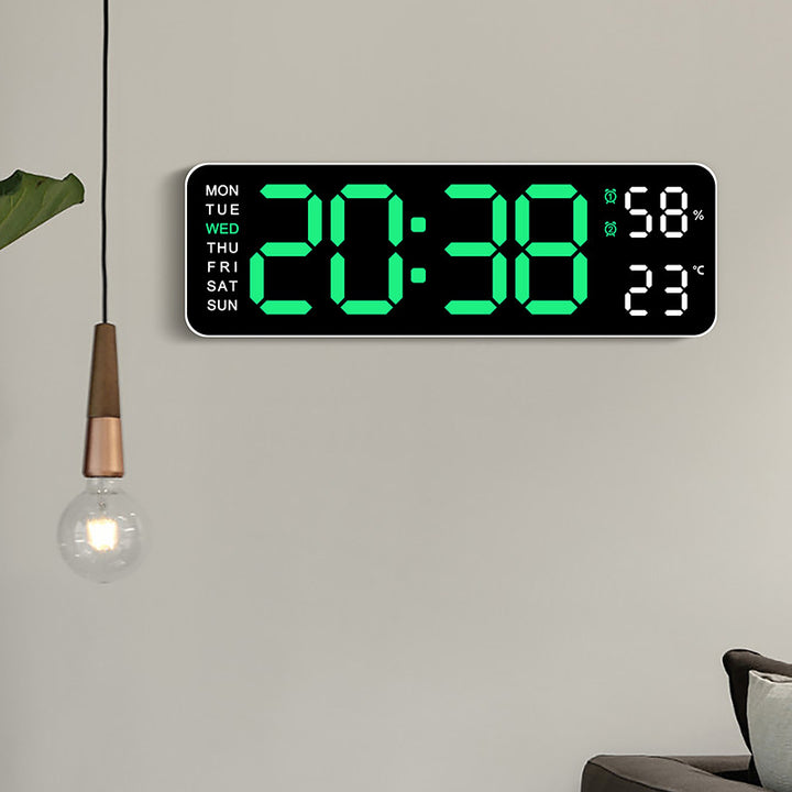 Digital alarm clock with room temperature and humidity display Stornfield