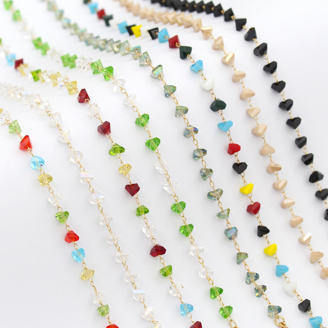 Heart Shaped Beaded Eyewear Chain Stornfield