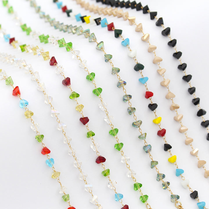 Heart Shaped Beaded Eyewear Chain Stornfield