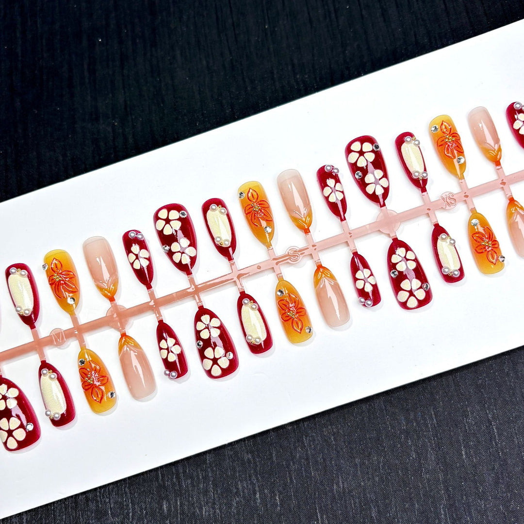 Elegant Ombre Art Press-On Nails