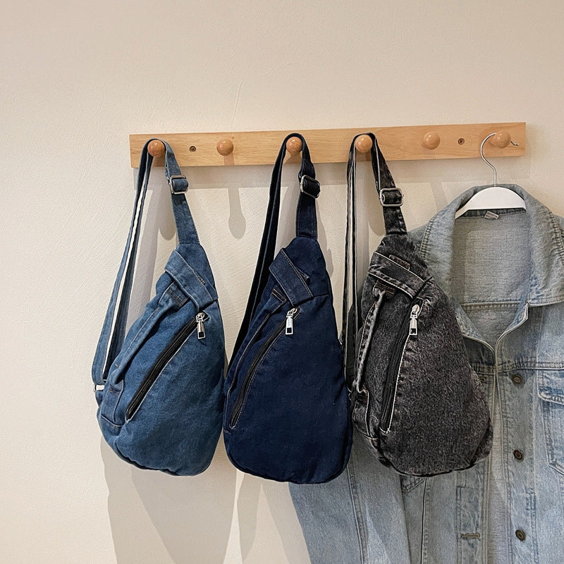 Casual Denim Sling Bag Stornfield