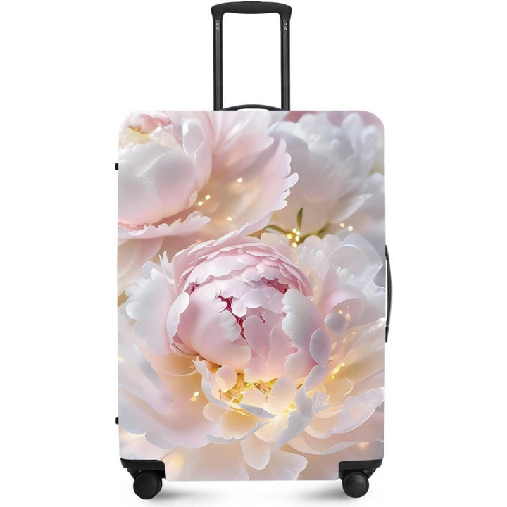 Unisex nan elastic suitcase cover with UV-resistant motif print and zip opening Stornfield