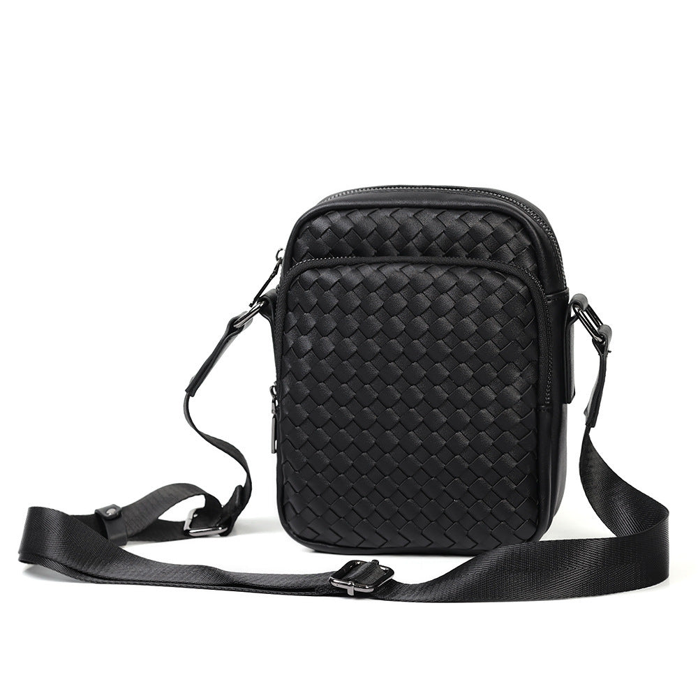 Practical Crossbody Bag with Woven Design Stornfield