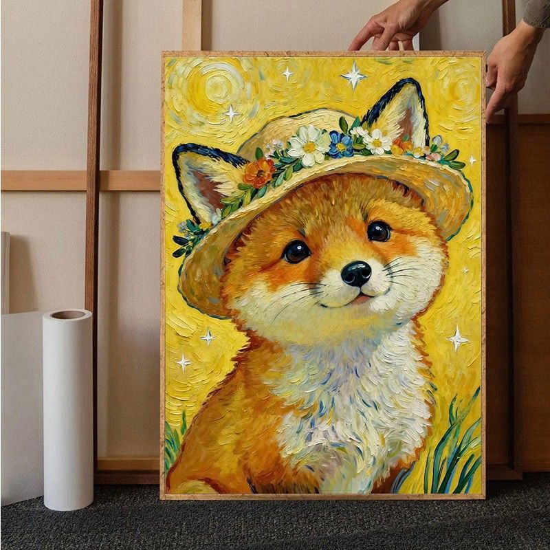 Whimsical Bunny Canvas Art Print Stornfield