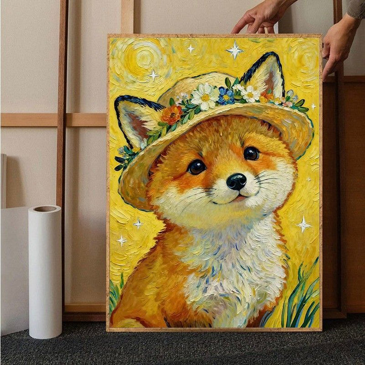 Whimsical Bunny Canvas Art Print Stornfield