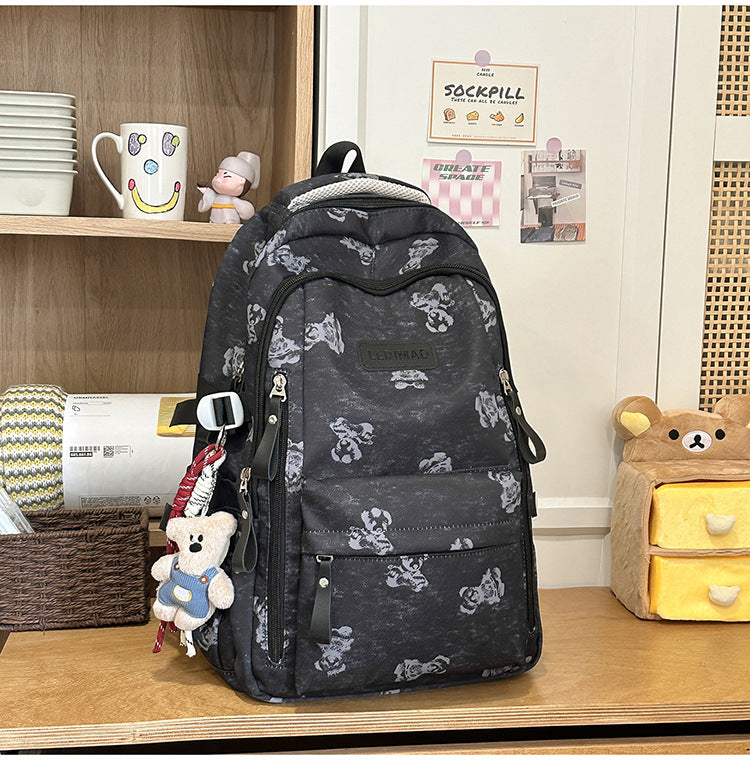 Casual Multi-Compartment School Backpack Stornfield