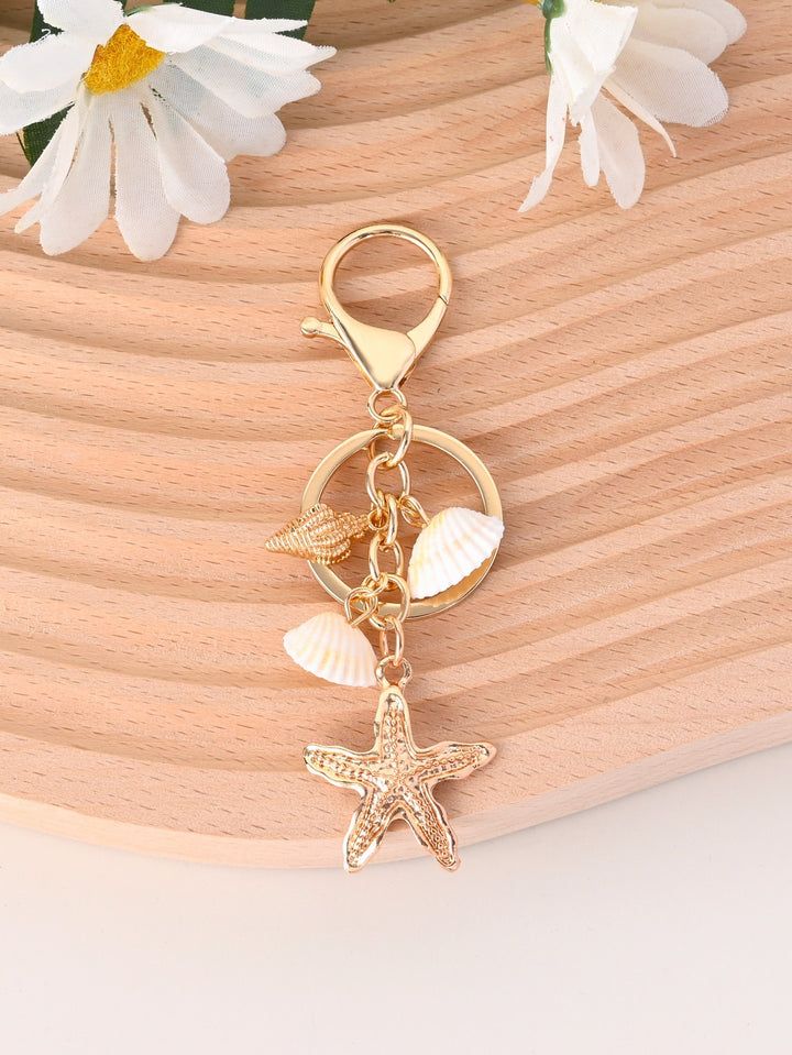 Keychain with Maritime Star Motif Stornfield
