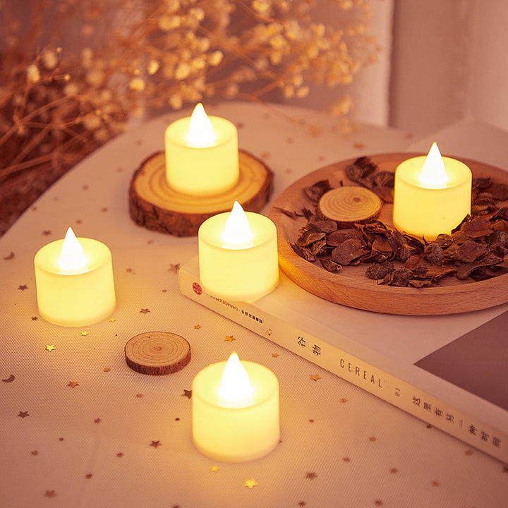 LED Flame Effect Tea Light Candles Stornfield