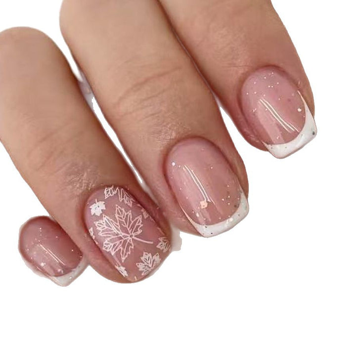 Artistic Fall-Themed Nail Art Stornfield