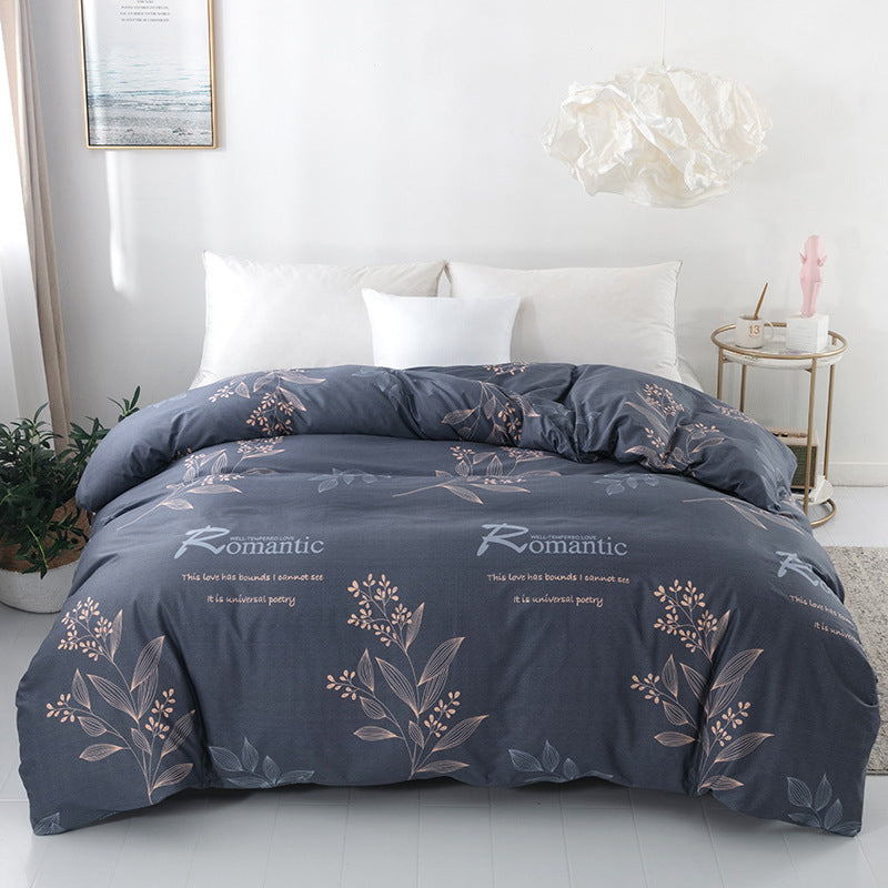 Plaid Patterned Quilted Comforter Set