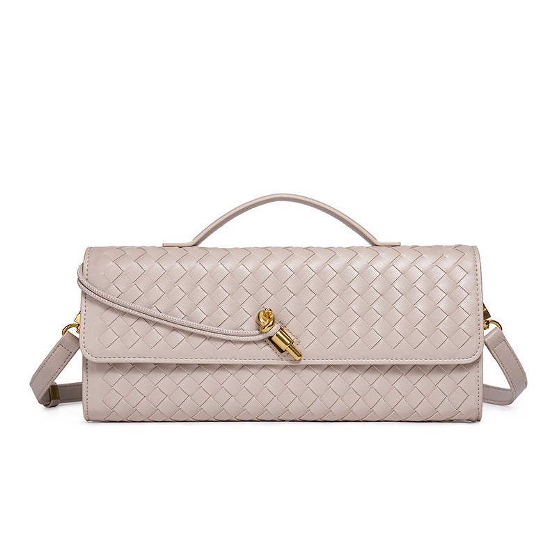 Woven Leather Clutch Stornfield