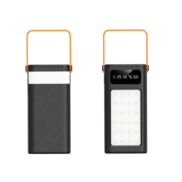 Portable LED power bank with integrated display and carrying handle Stornfield