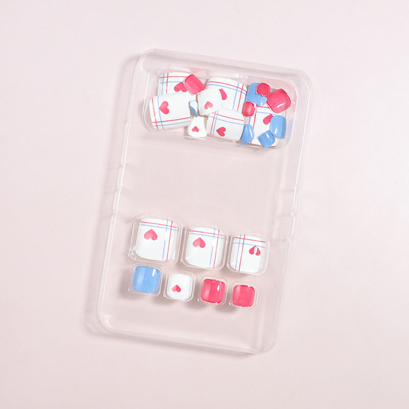 Artistic Floral Press-On Nail Art Set Stornfield