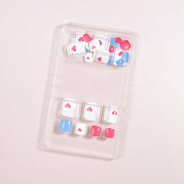 Artistic Floral Press-On Nail Art Set Stornfield