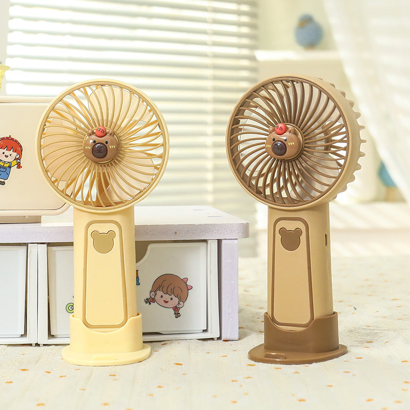 Ladies portable table fan with playful animal design Stornfield