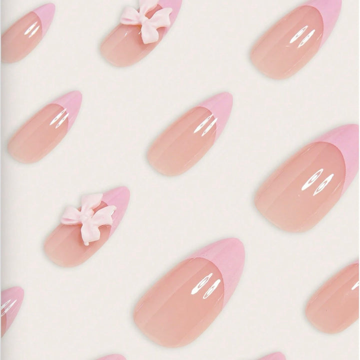 Nail art set with playful ribbons and shiny decorations Stornfield