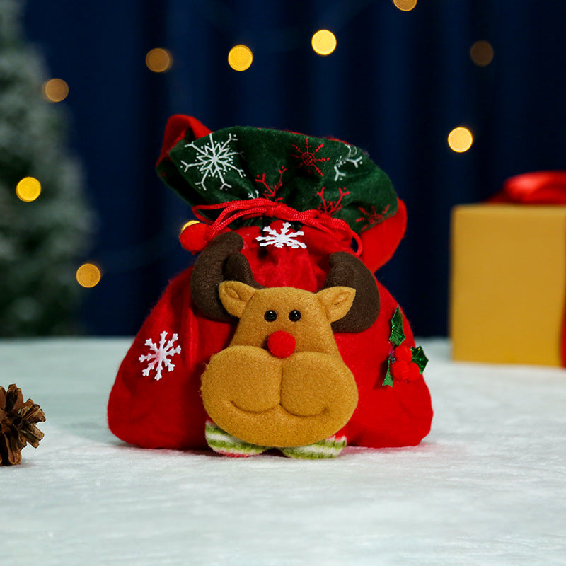 Cute Christmas gnome with gift sack Stornfield