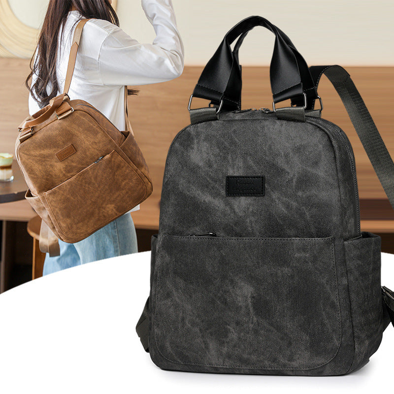 Vintage-Inspired Multi-Functional Backpack Stornfield