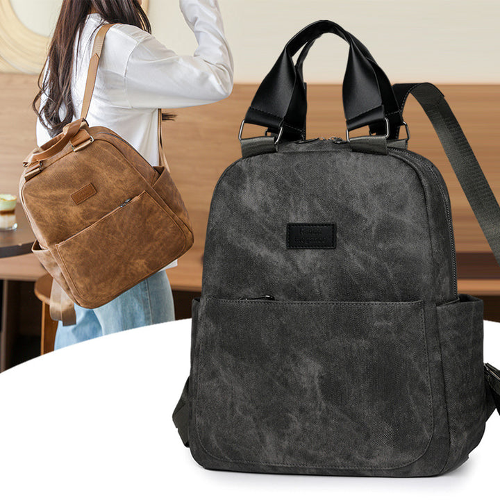 Vintage-Inspired Multi-Functional Backpack Stornfield