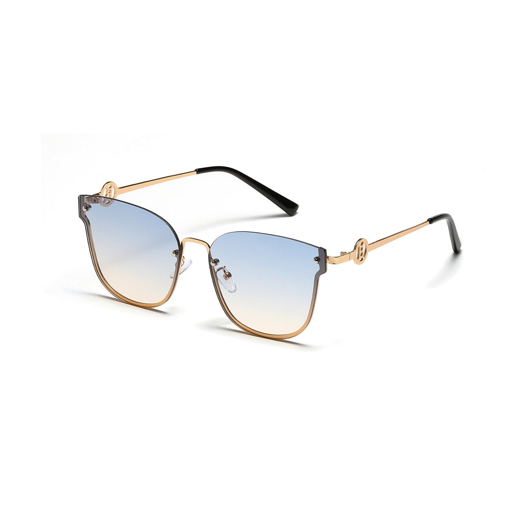 Women's fashionable oversized sunglasses with unique gradient Stornfield