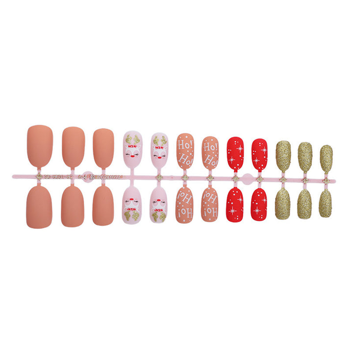 Creative nail art set with festive motifs Stornfield