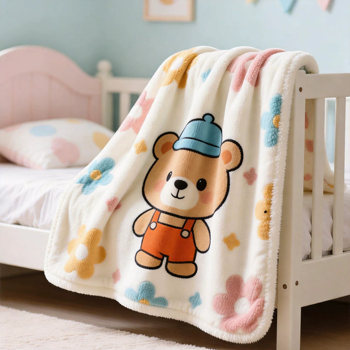 Children's cuddly blanket with animal motif Stornfield