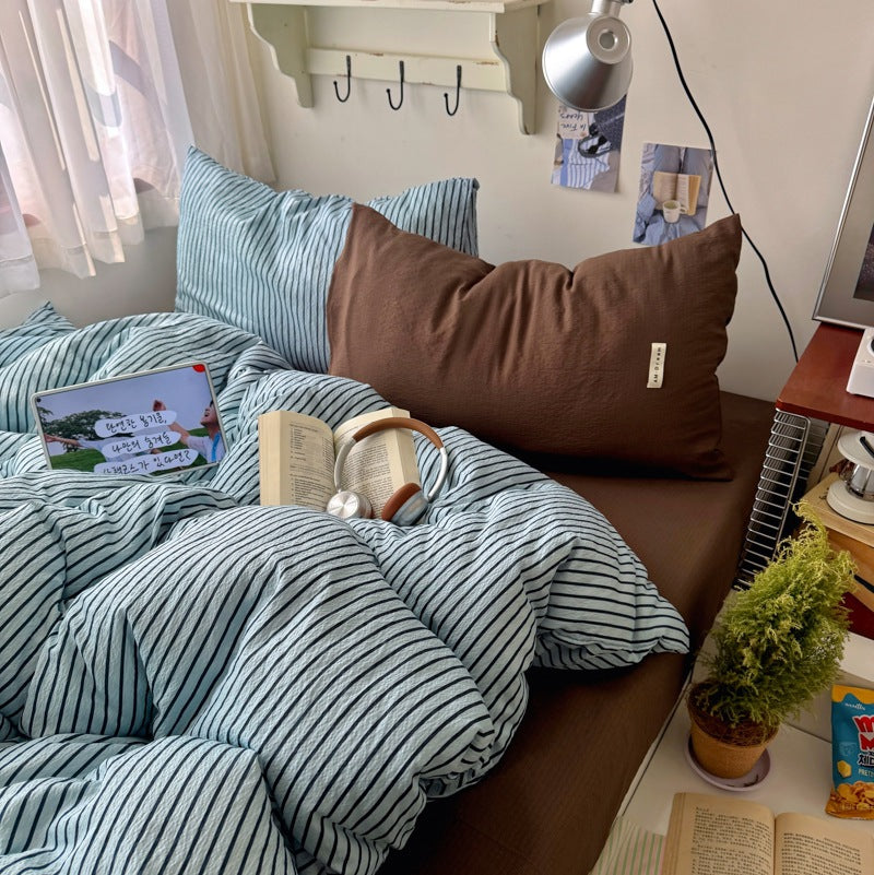 Striped Cozy Duvet Cover Set