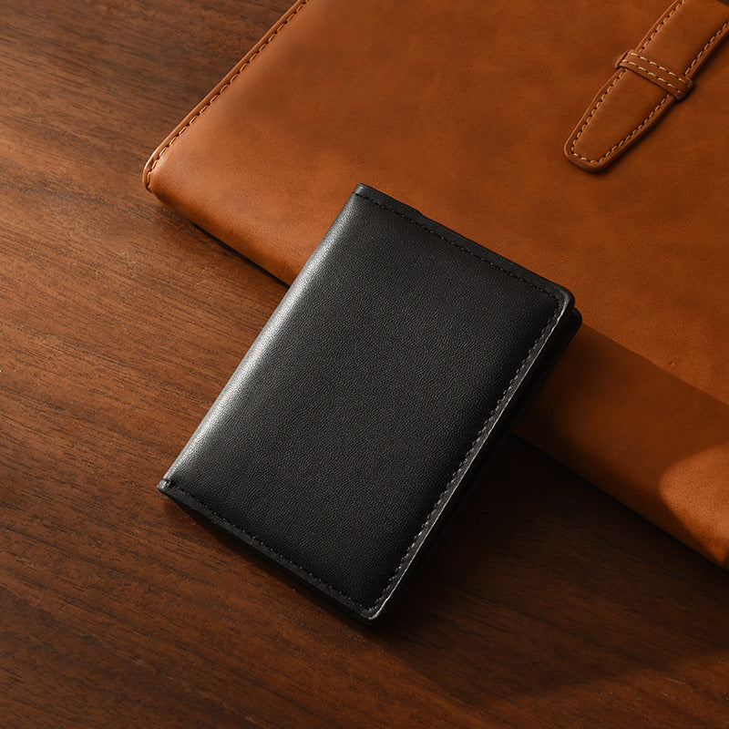 Classic Sleek Leather Card Holder