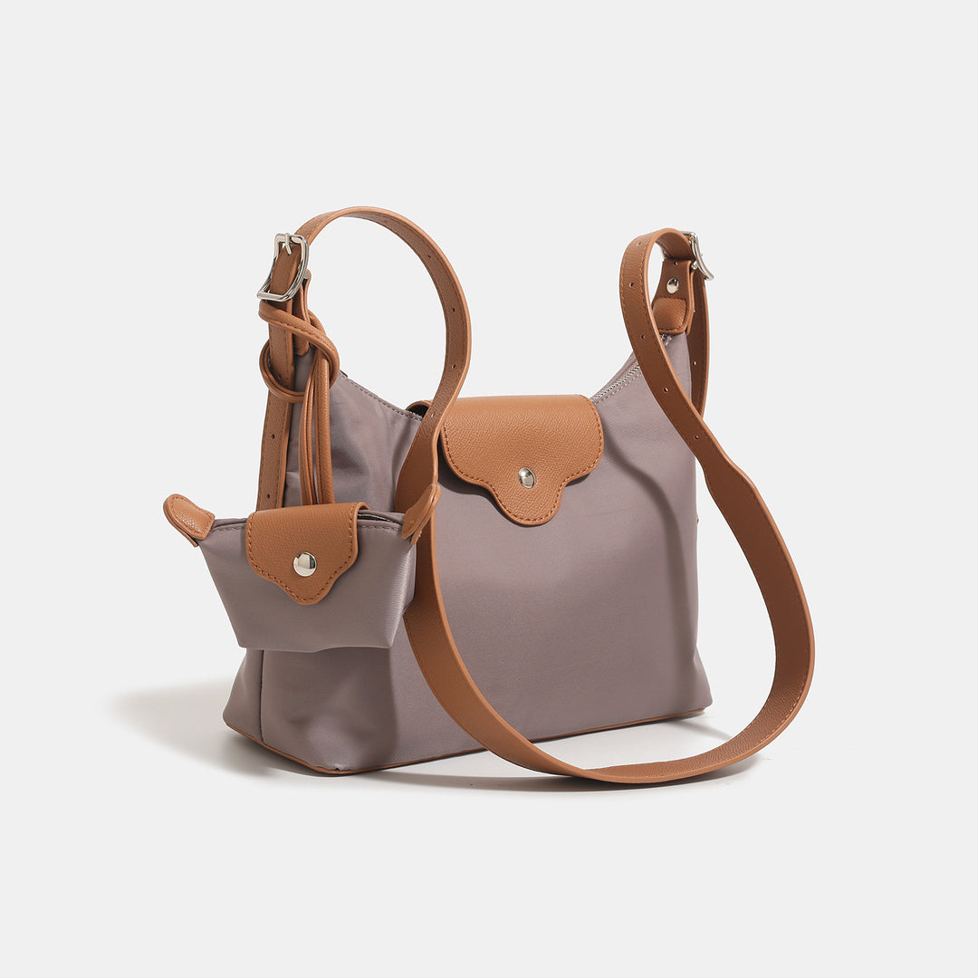 Stylish Hobo Handbag with Mini Pouch