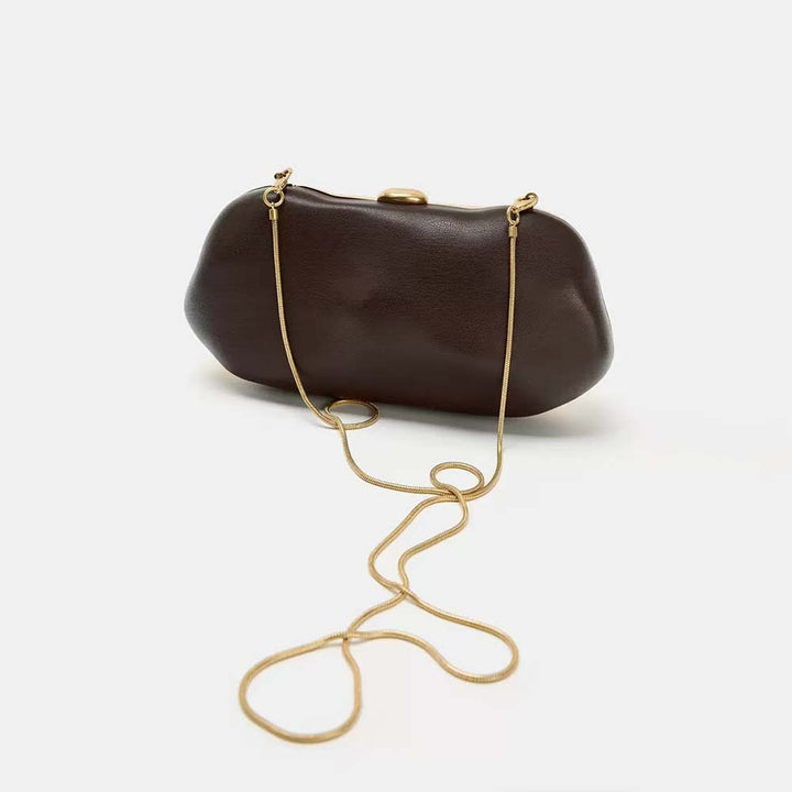 Artistic Leather Clutch