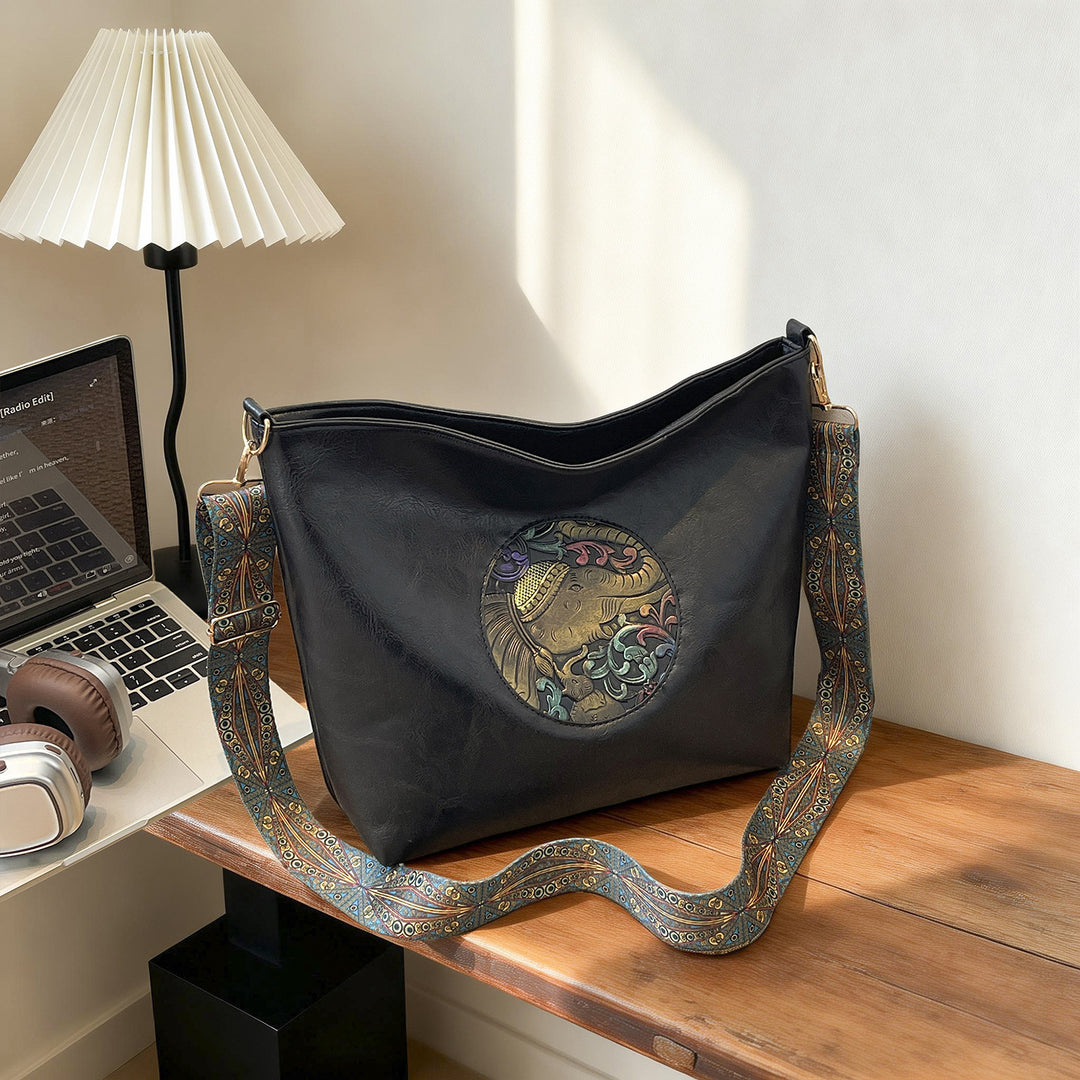 Artisan Leather Shoulder Bag
