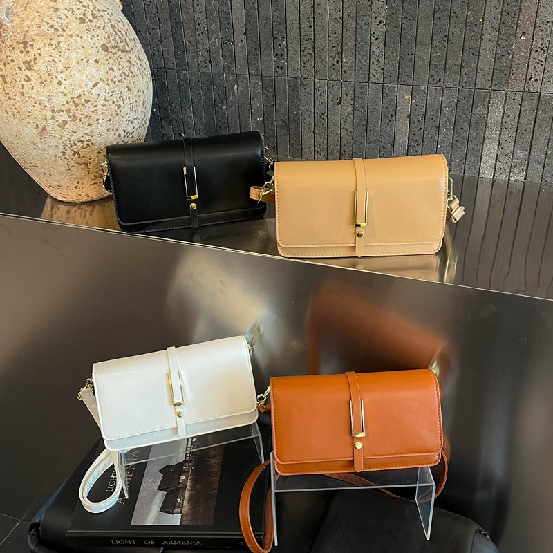 Leather Crossbody Clutch