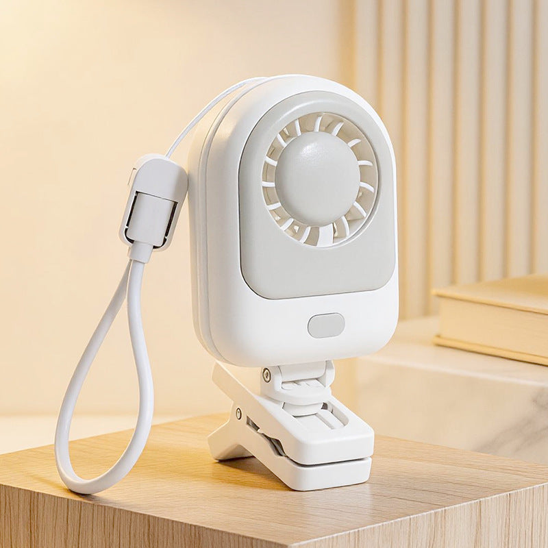 Women's Portable Clip Fan with USB Charging Option and Outstanding Flexibility Stornfield