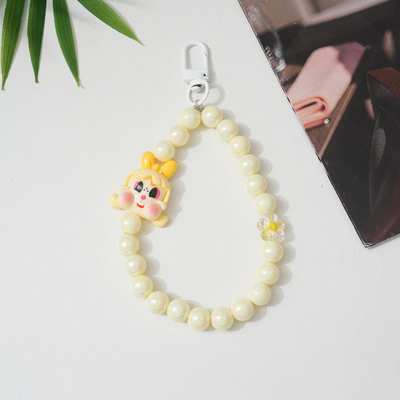 Cartoon-Themed Beaded Keychain Stornfield