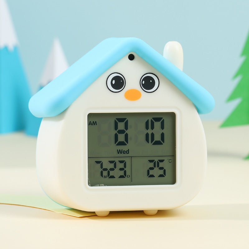 Digital Alarm Clock in Cute House Design Stornfield