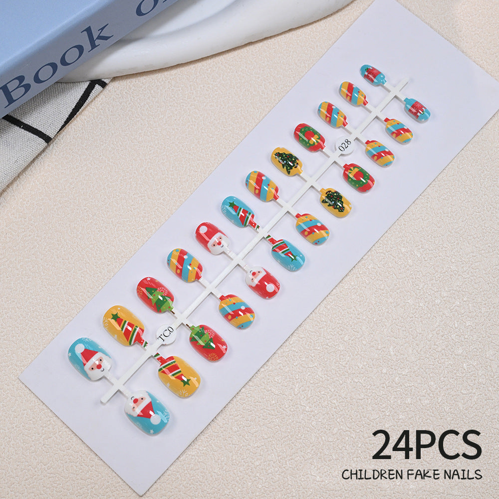 Children's Fun Holiday-Themed Fake Nail Set Stornfield