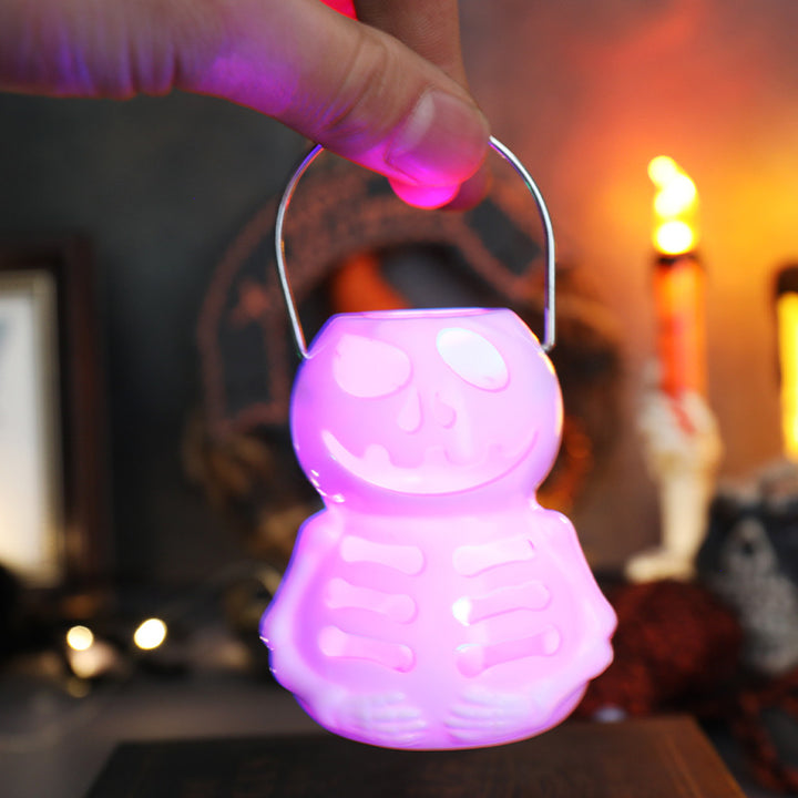 Halloween Pumpkin Glow Candle